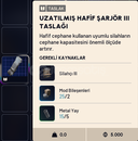 Uzatılmış Hafif Şarjör 3 Taslak - Gerçek Stok!