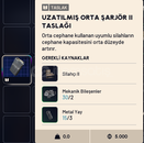 Uzatılmış Orta Şarjör 2 Taslak - Gerçek Stok