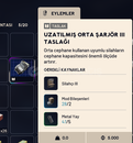 UZATILMIŞ ORTA ŞARJÖR III TASLAĞI