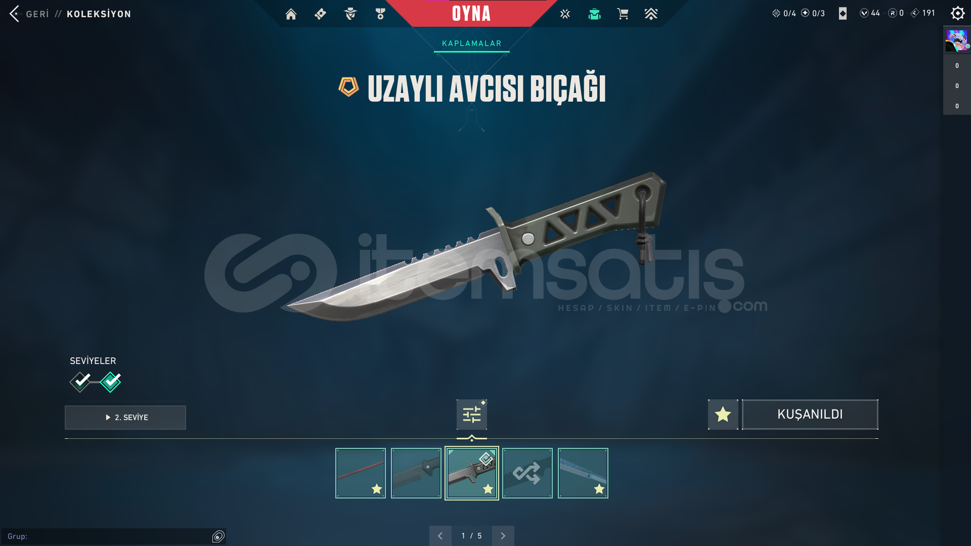 Uzaylı Avcısı Bıçağı Yıldız Belası Vandal Dolu Uzaylı Avcısı Bıçağı Yıldız Belası Vandal Dolu