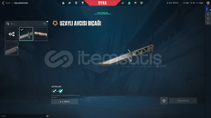 ⭐UZAYLI AVCISI BIÇAK + SKİNLİ ⭐