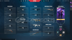 Uzayli Avcisi Bicakli Valorant Hesabi