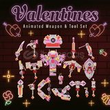 Valentines Animated Weapon And Tool Set