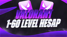 VALORANT 1-60 LEVEL HESAP / GARANTİ