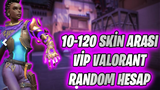 VALORANT 10-120 SKİN GARANTİLİ RANDOM VİP HESAP