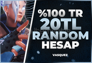 ⭐ %100TR Valorant 20 TL Random Hesap⭐