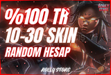 ⚡ Valorant 10-30 Skin Garantili Random Hesap ⚡
