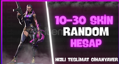 ⭐VALORANT 10-30 SKiN GARANTILI RANDOM HESAP⭐