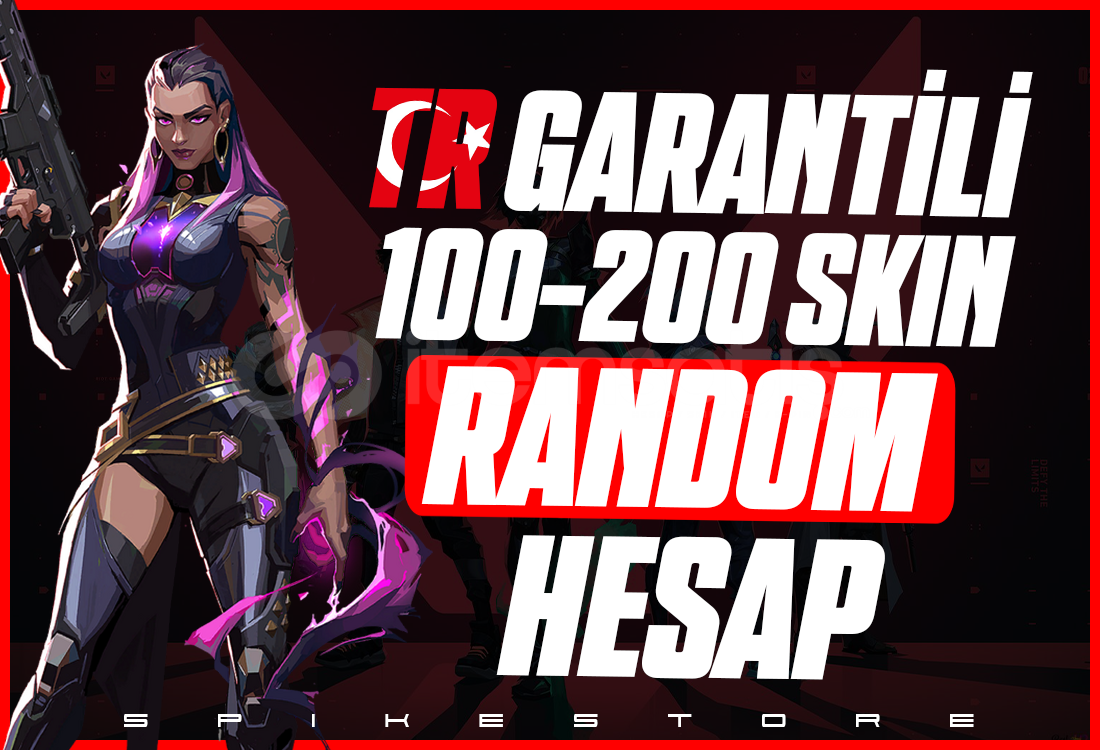 ⭐️VALORANT 100-200 SKİN RANDOM HESAP⭐️ ⭐️VALORANT 100-200 SKİN RANDOM HESAP⭐️