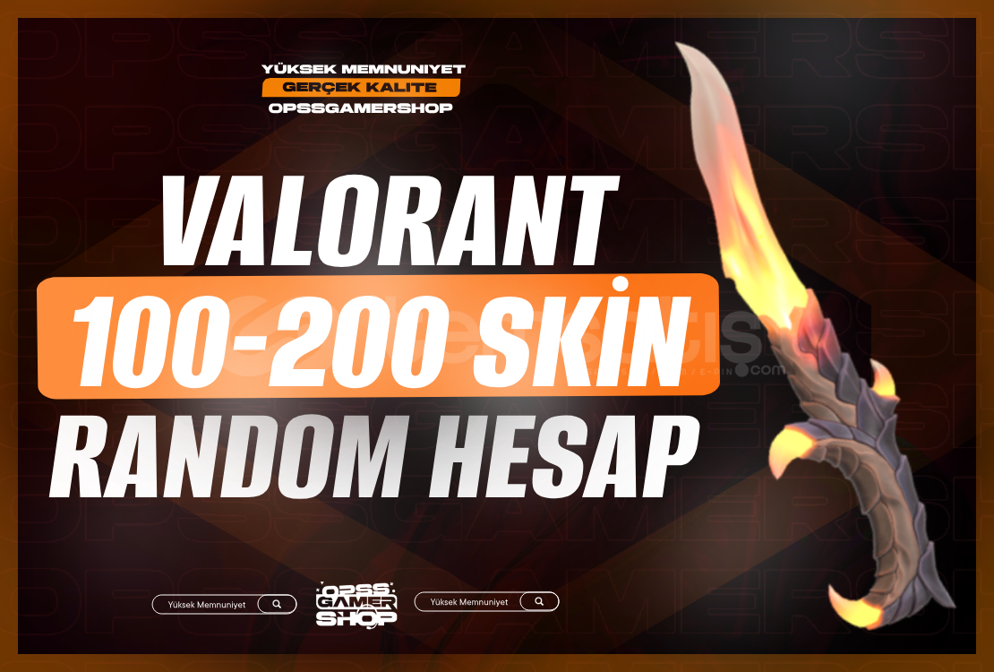 ⭐Valorant 100-200 Skin Garantili Random Hesap ⭐ ⭐Valorant 100-200 Skin Garantili Random Hesap ⭐
