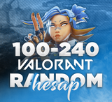 ⭐️VALORANT 100-240 SKİN RANDOM HESAP⭐️