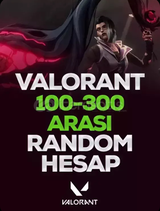 Valorant 100-300 Skinli random Hesap