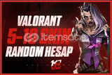 ⭐VALORANT %100 5-10 SKİN RANDOM HESAP [ŞANSLI]⭐