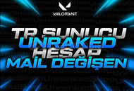 Valorant %100 Mail Değişen Derecesiz Hesap