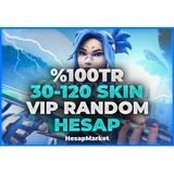 Valorant %100 TR 30 120 Skin Random Hesap