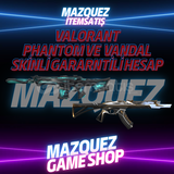 ⭐Valorant %100 Vandal-Phantom Skinli HESAP⭐