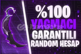 Valorant %100 YAĞMACI KARANPİT RANDOM HESAP