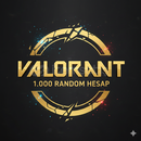 VALORANT 1.000 Adet RANDOM HESAP |AÇIKLAMAYI OKU