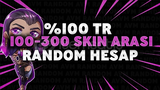 ⭐️★VALORANT★ %100TR 100-300 ARASI RANDOM HESAP★