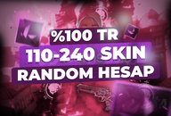 VALORANT 110-240 SKİN %100 TR 