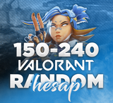 ⭐️VALORANT 150-240 SKİN RANDOM HESAP⭐️