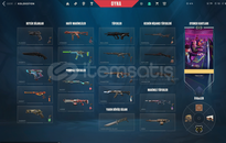 VALORANT 150+ Skinli Unranked Hesap.