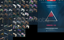 VALORANT 150+ Skinli Unranked Hesap.