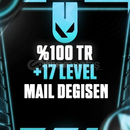 TR VALORANT 17 LEVEL İLK MAİLLİ HESAP 