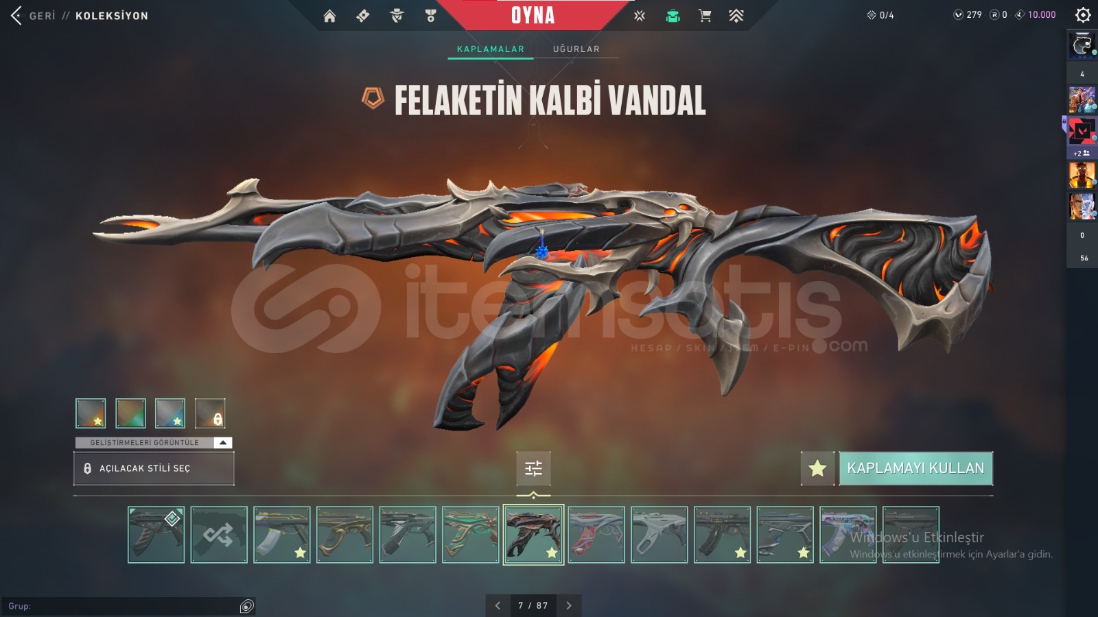 Valorant 17k yatırılmış hesap(detaylar açıklama Valorant 17k yatırılmış hesap(detaylar açıklama