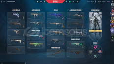VALORANT 222 LVL FULL + FULL HESAP