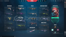 VALORANT 263 SEVİYE 6 VANDALLI 4 BIÇAKLI HESAP