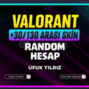 Valorant 30/130 arası skinli hesap