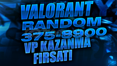 VALORANT 375-8900 VP KAZANMA FIRSATI