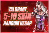 ⭐VALORANT 5-10 SKİN RANDOM HESAP [KALİTELİ]⭐