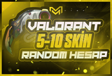 ⭐VALORANT 5-10 SKİN RANDOM HESAP [KALİTELİ]⭐