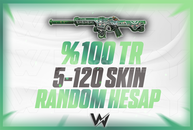 VALORANT 5-120 SKIN KALITELII RANDOM HESAP!!!