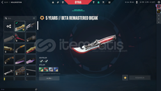 VALORANT 5 Years Beta Remastered bıçaklı hesap