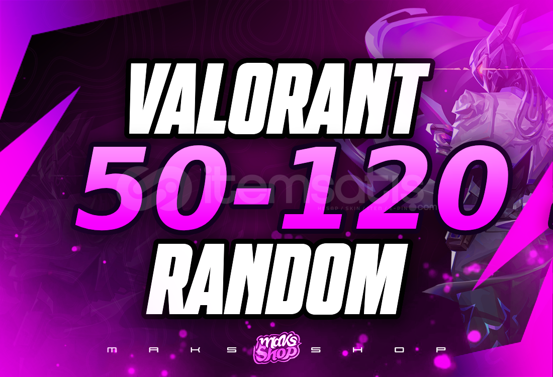 ✨Valorant 50-120 Skin Efsanee Random ✨ ✨Valorant 50-120 Skin Efsanee Random ✨