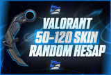 ⭐VALORANT 50-120 SKİN GARANTİLİ RANDOM HESAP⭐