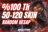 ⚡ Valorant 50-120 Skin Garantili Random Hesap ⚡