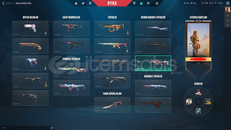 VALORANT 75 LEVEL EJDER HANÇERLİ DOLU HESAP