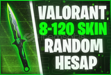 ⭐️VALORANT 8-120 SKİN RANDOM HESAP⭐️