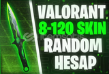 ⭐️VALORANT 8-120 SKİN RANDOM HESAP⭐️