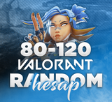 ⭐️VALORANT 80-120 SKİN RANDOM HESAP⭐️