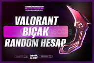 ⭐Valorant Bıçak Garantili Random Hesap ⭐