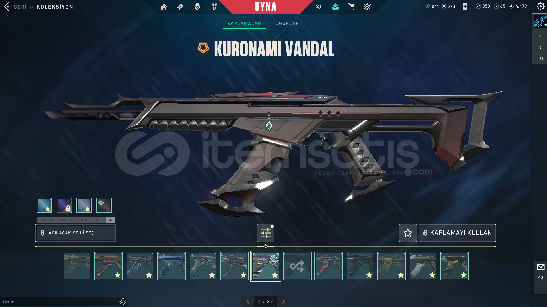 VALORANT BÜTÜN CHAMP'LI MAİN EMEK HESAP ! VALORANT BÜTÜN CHAMP'LI MAİN EMEK HESAP !
