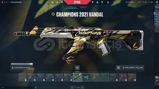 Valorant Champions 2021 vandal ve karambit hesap