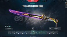 VALORANT CHAMPİONS KILIÇ VE PHANTOMLU HESAP