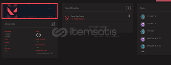 valorant çıtır tertemiz hesab
