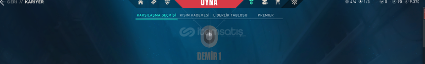 VALORANT DEMİR 1 MAİL DEĞİŞEN ½100 TR HESAP